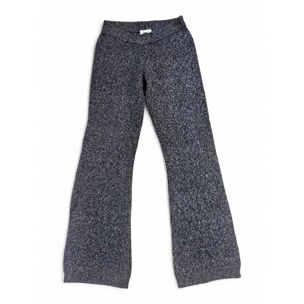 Haven Ribbed Charcoal Knit Bootcut‎ Pants - Size S